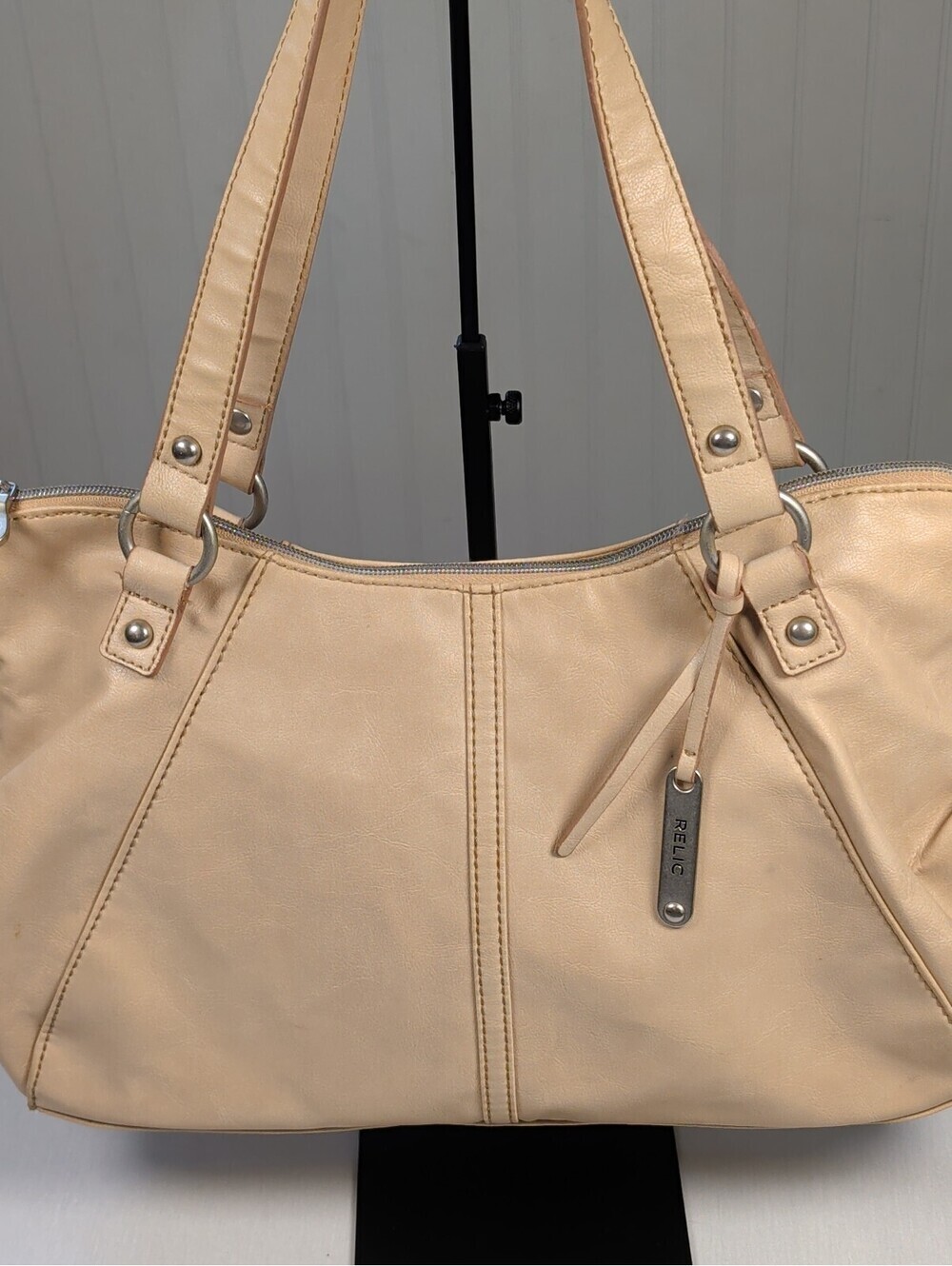 Relic Tan Faux Leather Hobo Shoulder Bag - Neutral Tote